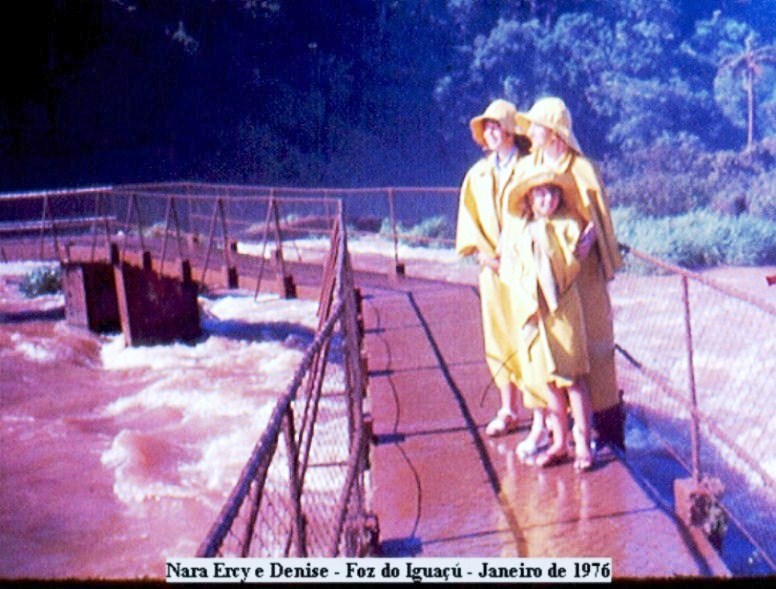 Foz do Iguaçú 1976 Viajante Solo