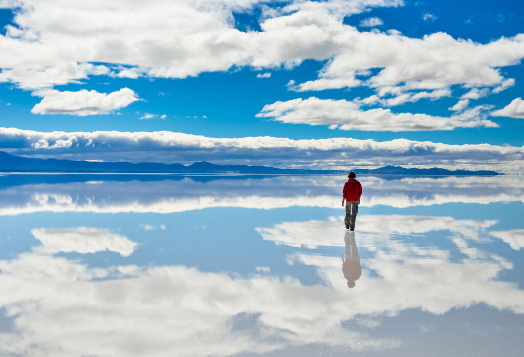 Países para viajar sozinha e sem passaporte: Salar de Uyuni, Bolivia﻿