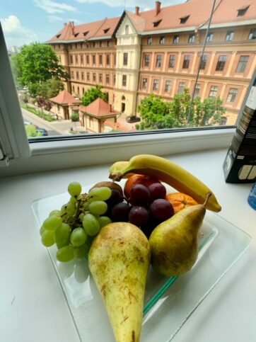 Corner Hotel Frutas Cortesia