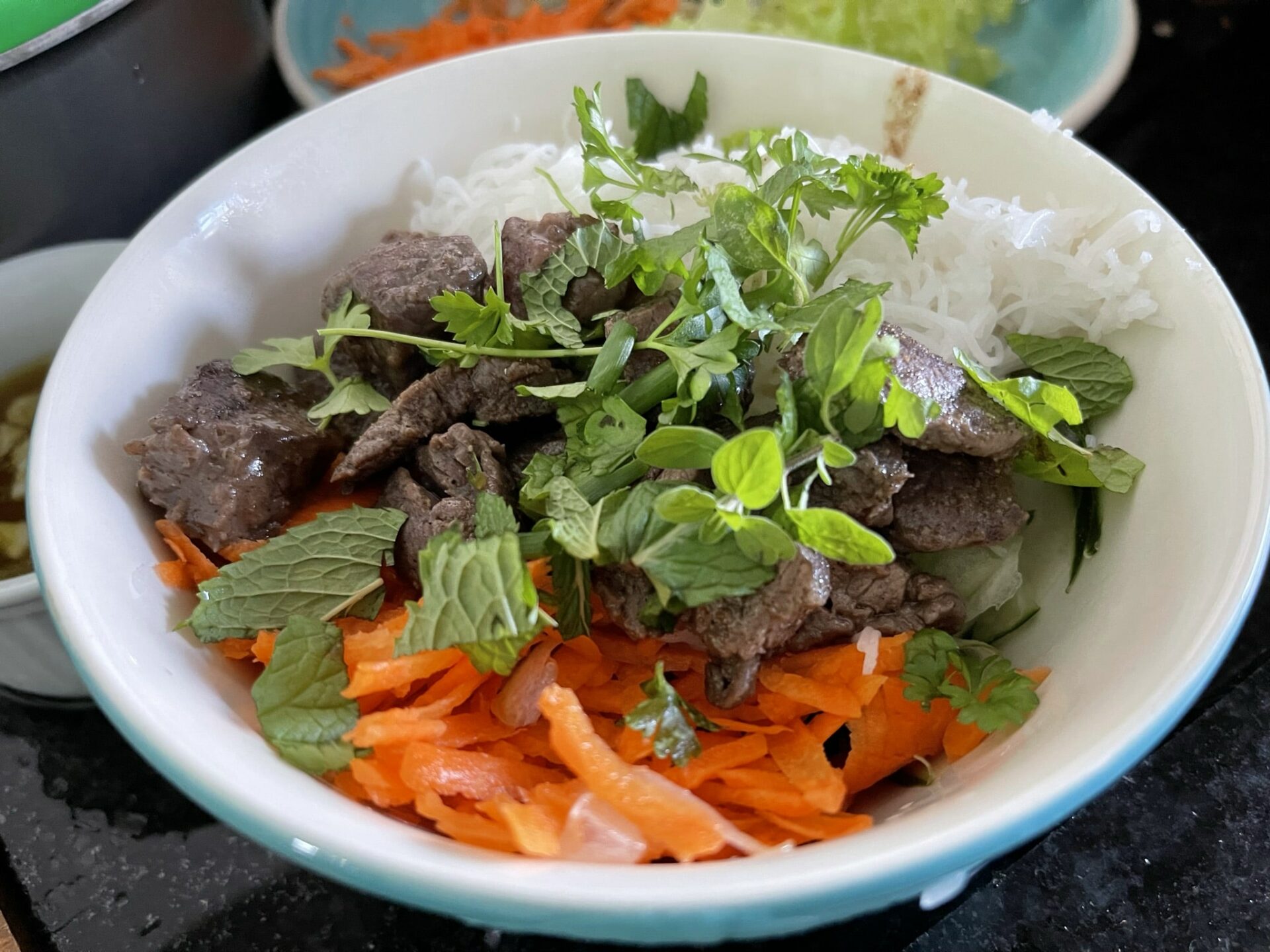 Bo Bun Receita Salada Vietnamita