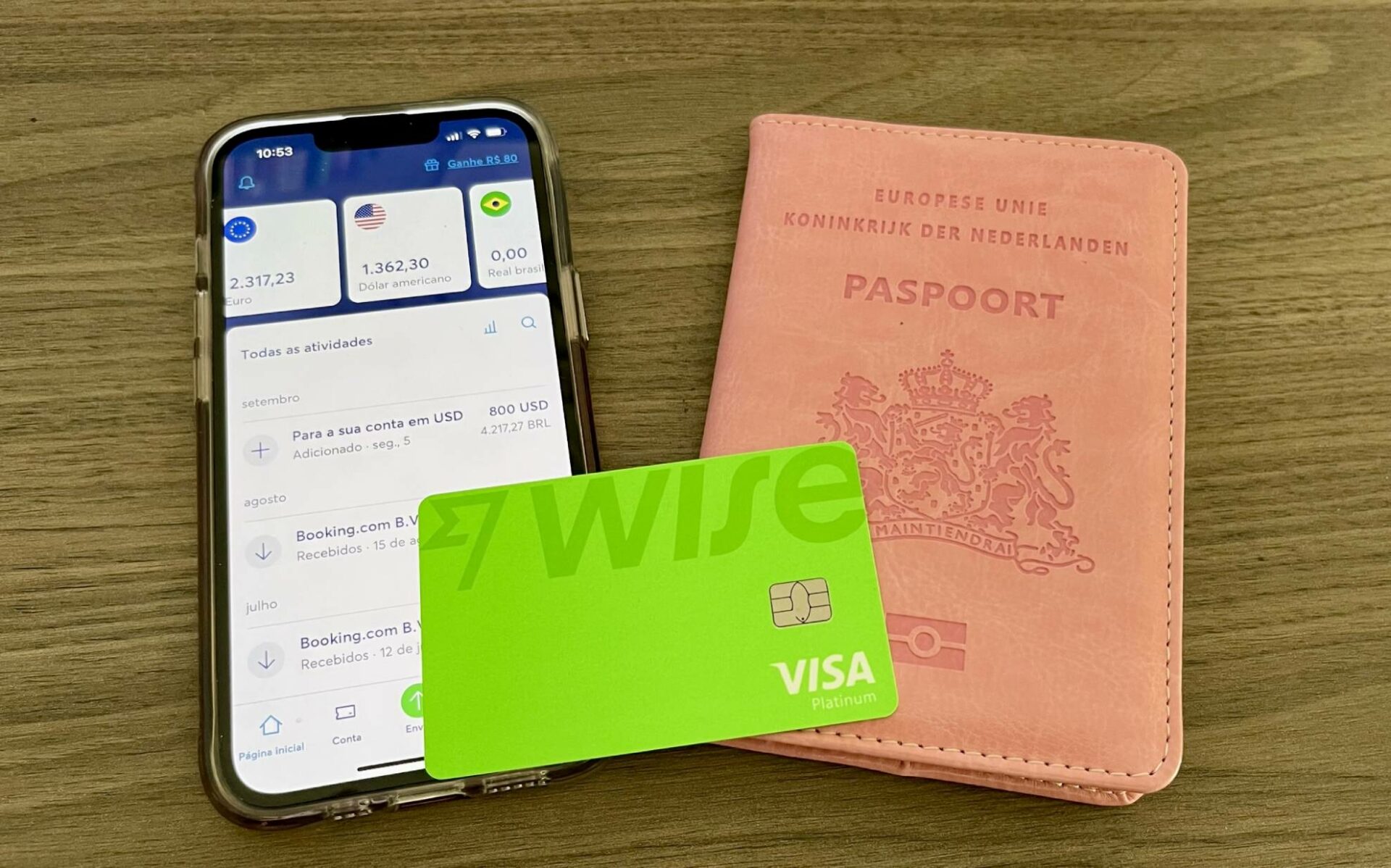Cartão Wise: cartão multimoedas pra viajar mais pagando menos