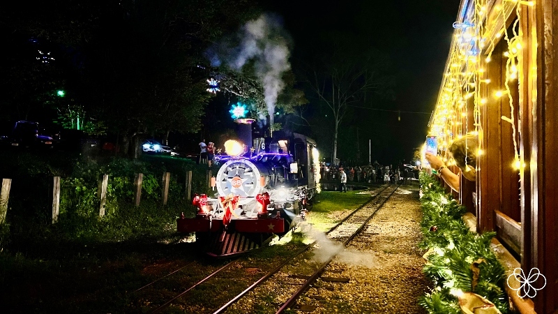 Passeio de Maria Fumaça entre São João del Rei e Tiradentes