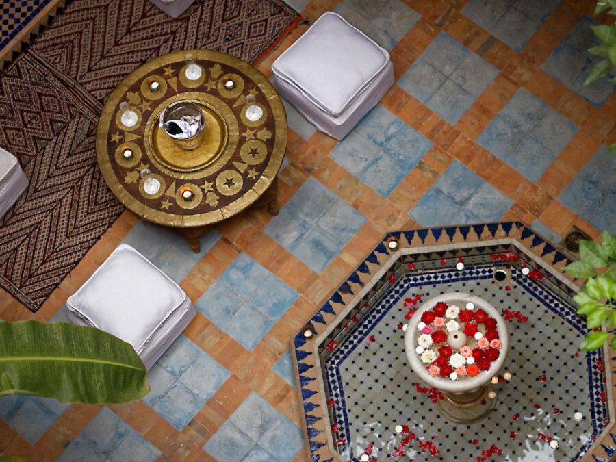 Onde ficar em Marrakech Viajando sozinha: Riad Soundouss