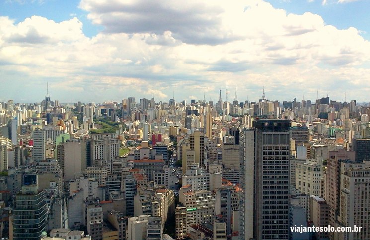 Vista da Torre do Banespa São Paulo | Viajante Solo